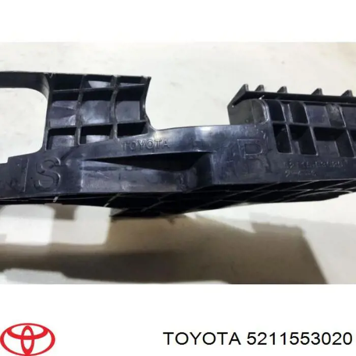 5211553020 Toyota soporte de parachoques delantero derecho