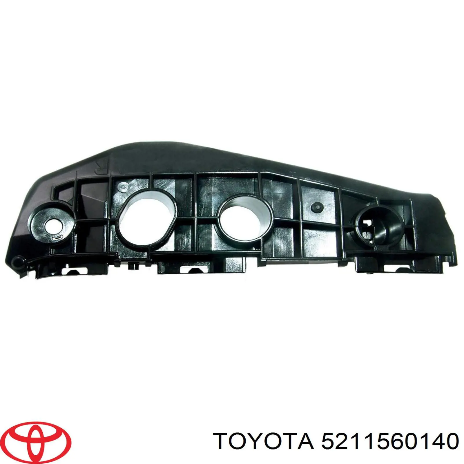 5211560140 Toyota soporte de parachoques delantero derecho