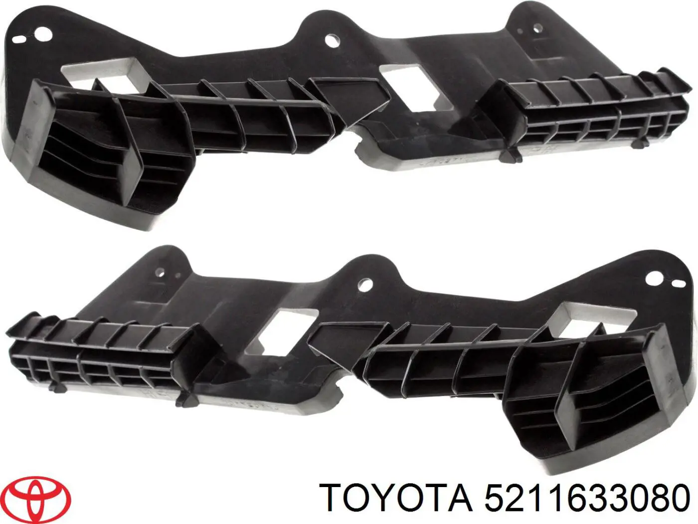 5211633080 Toyota soporte de parachoques delantero izquierdo