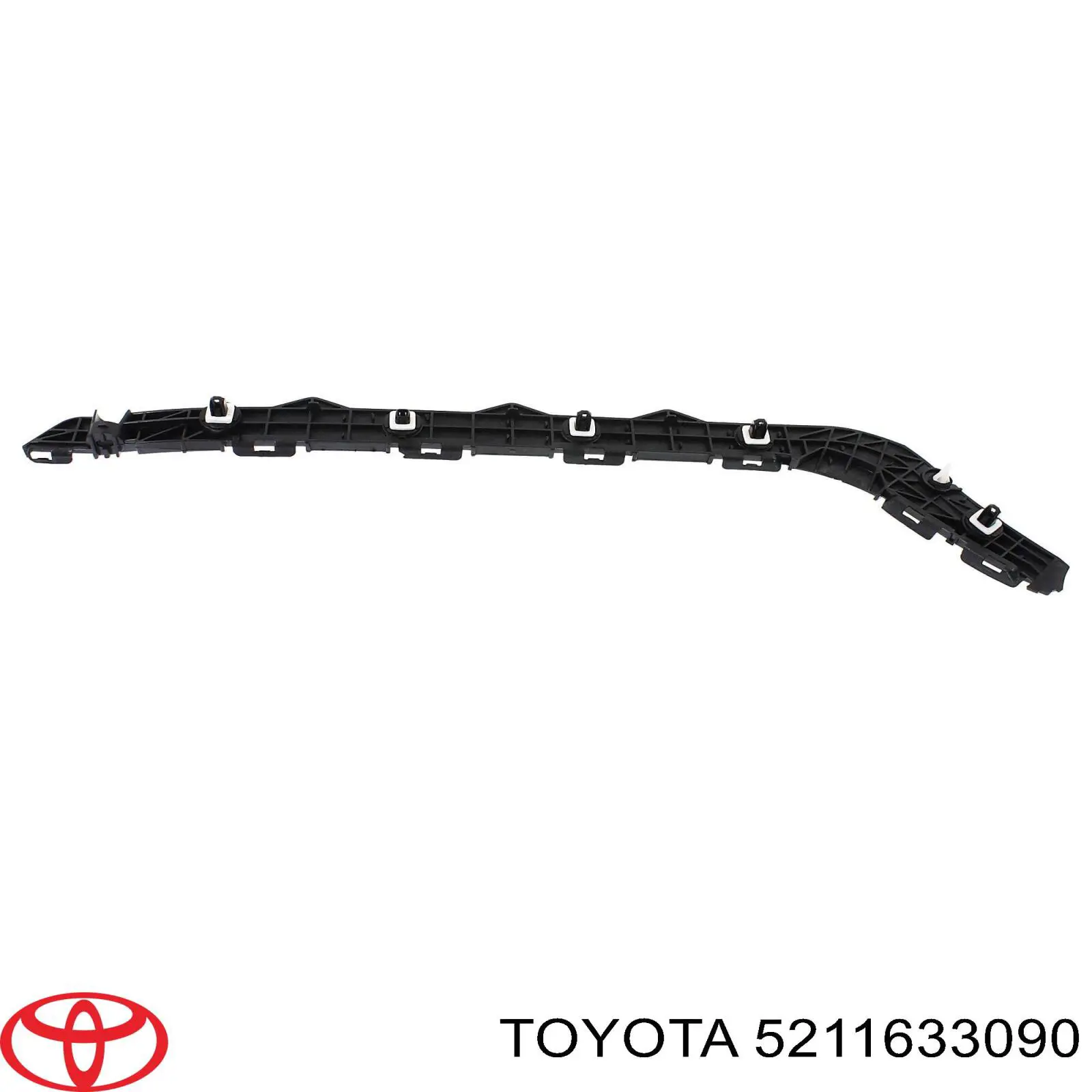 5211633090 Toyota soporte de parachoques delantero izquierdo