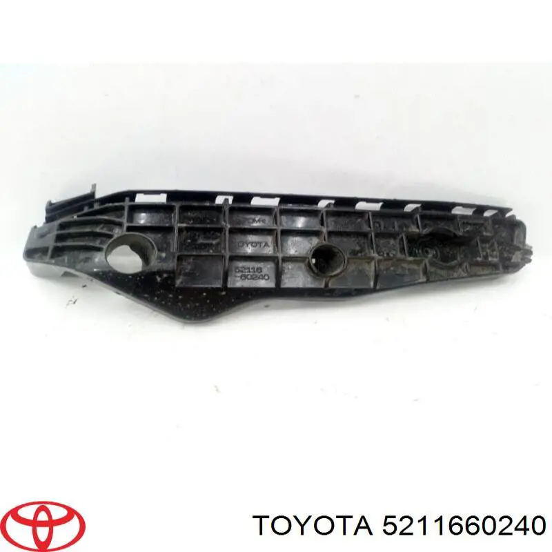 5211660240 Toyota soporte de parachoques delantero exterior izquierdo
