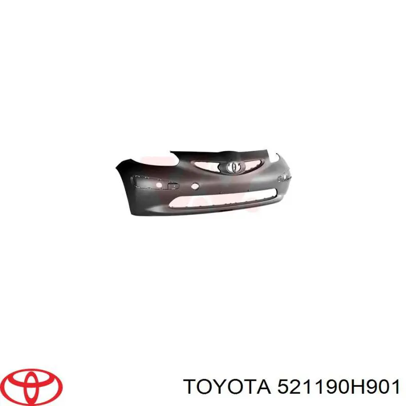 Parachoques delantero Toyota Aygo WNB10