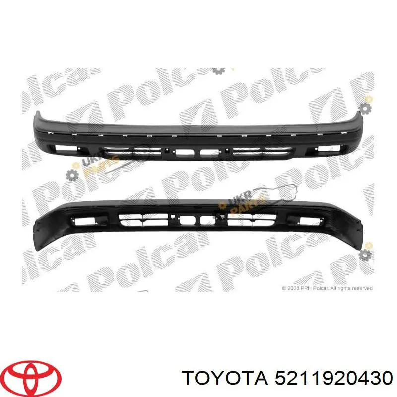 5211920430 Toyota parachoques delantero