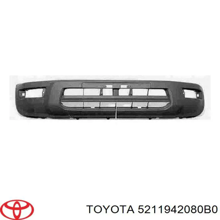 5211942080B0 Toyota paragolpes delantero
