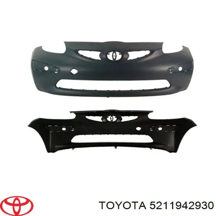 Parachoques delantero para Toyota Rav4 (A3)