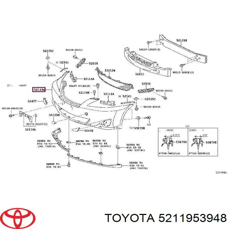 5211953948 Toyota