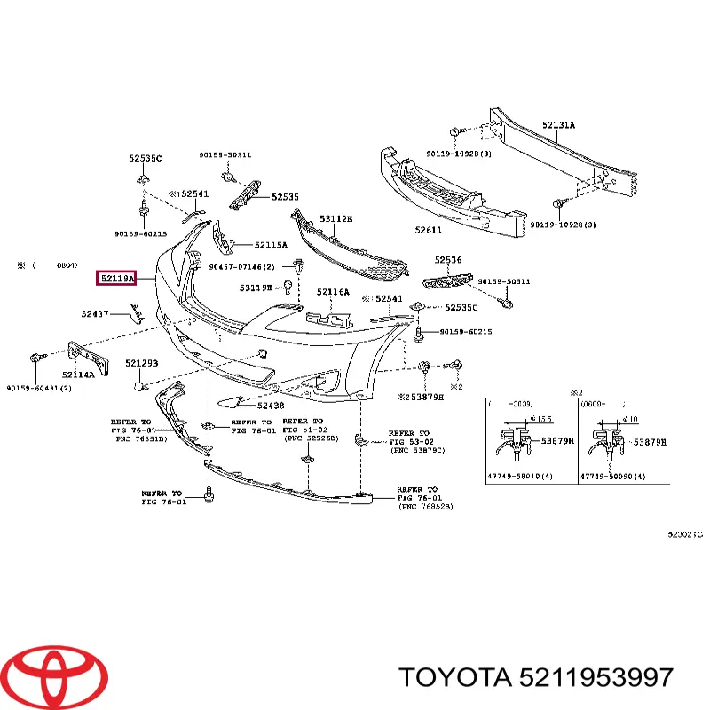 5211953997 Toyota