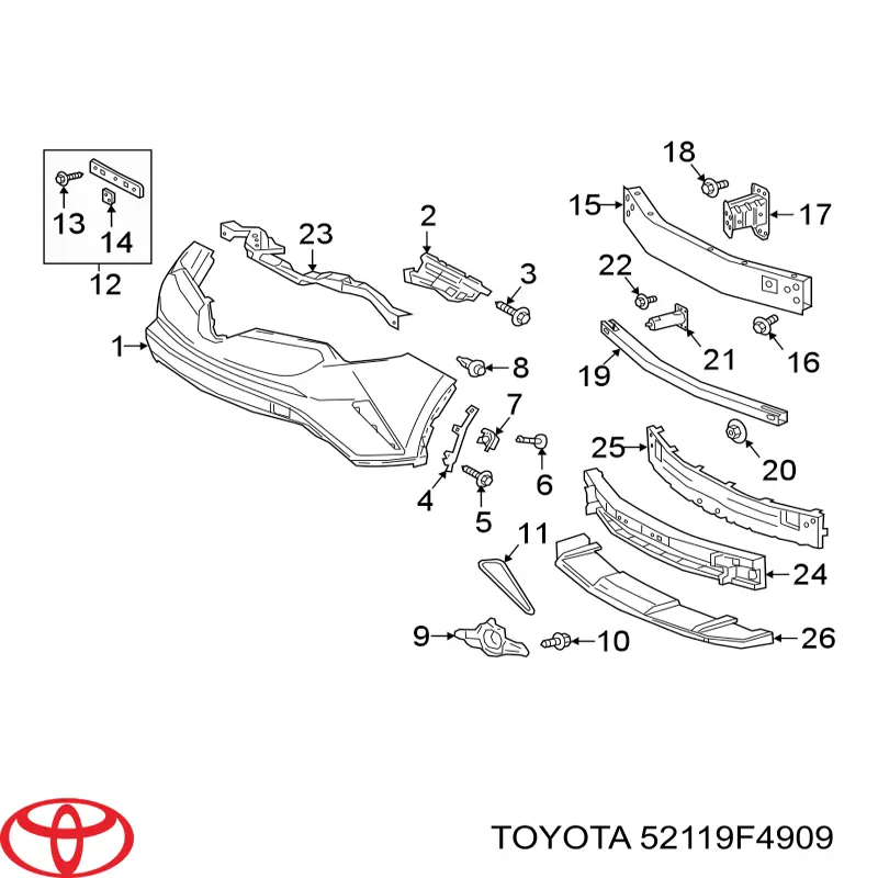 52119F4909 Toyota