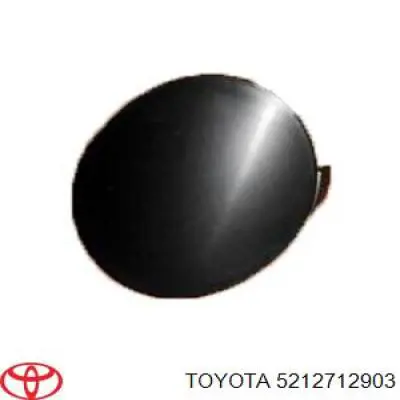 Cobertura de parachoques, enganche de remolque, delantera derecha Toyota Corolla (E15)