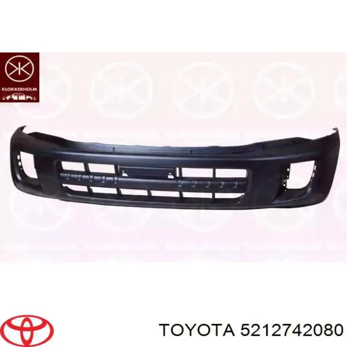 5212742080 Toyota rejilla de ventilación, parachoques trasero, derecha