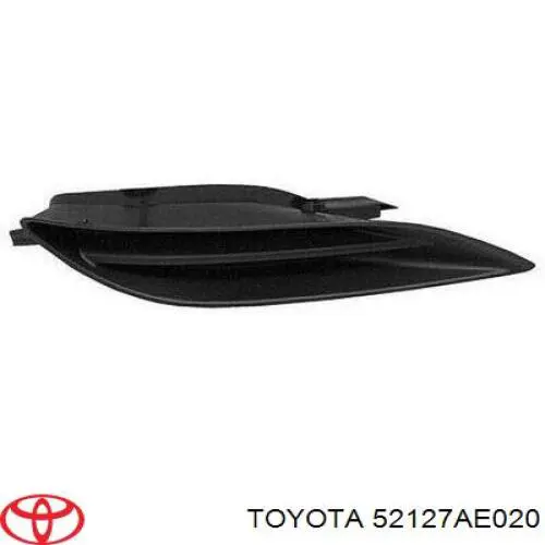 Rejilla de ventilación, parachoques trasero, derecha para Toyota Sienna (L2)