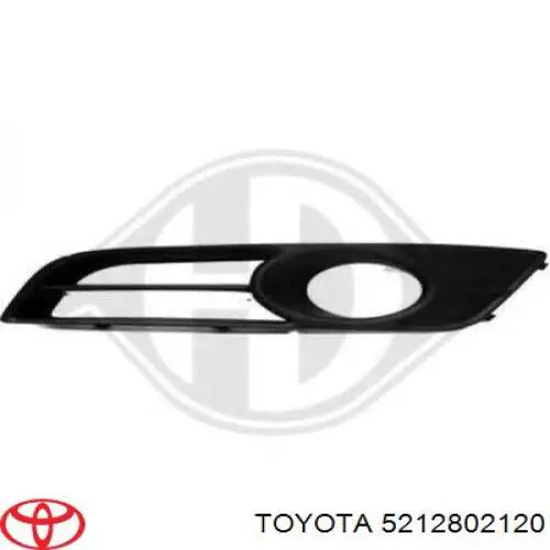 Rejilla de ventilación, parachoques para Toyota Corolla (E12U)