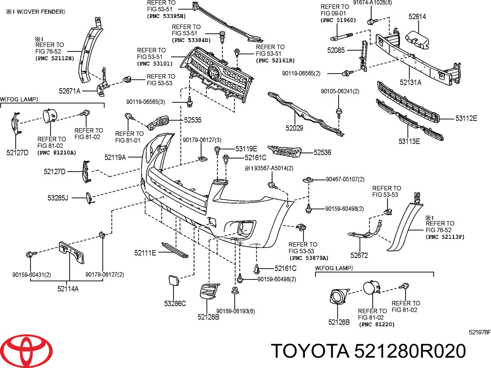 521280R020 Toyota