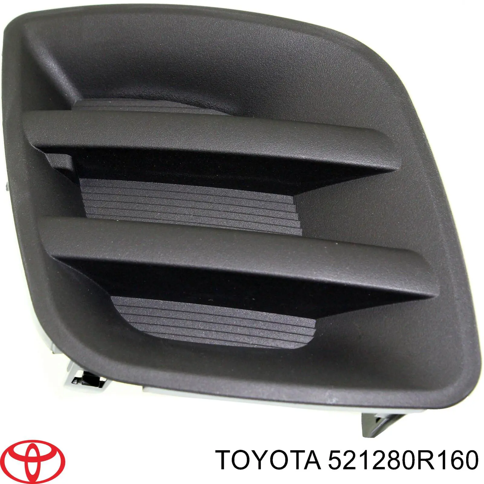 521280R160 Toyota rejilla de antinieblas delantera derecha