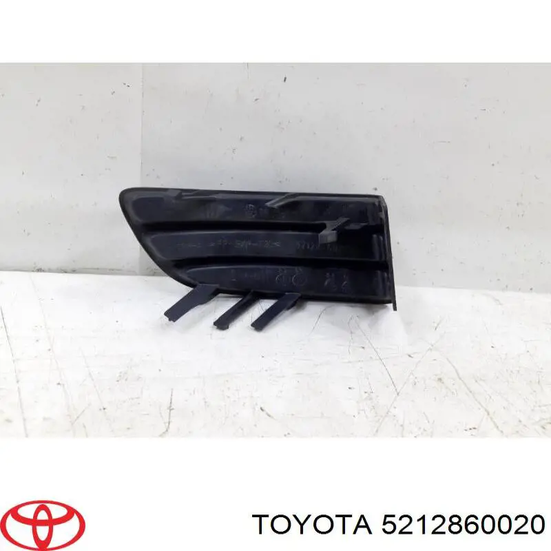 5212860020 Toyota rejilla de antinieblas delantera izquierda