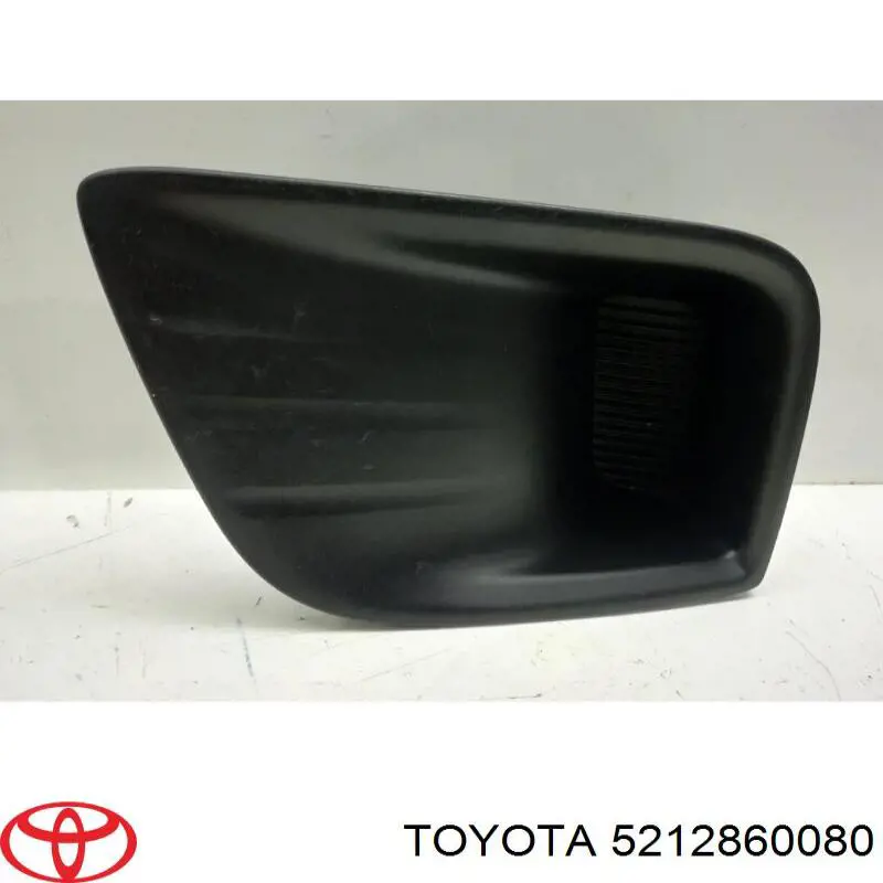 5212860080 Toyota rejilla de antinieblas delantera izquierda