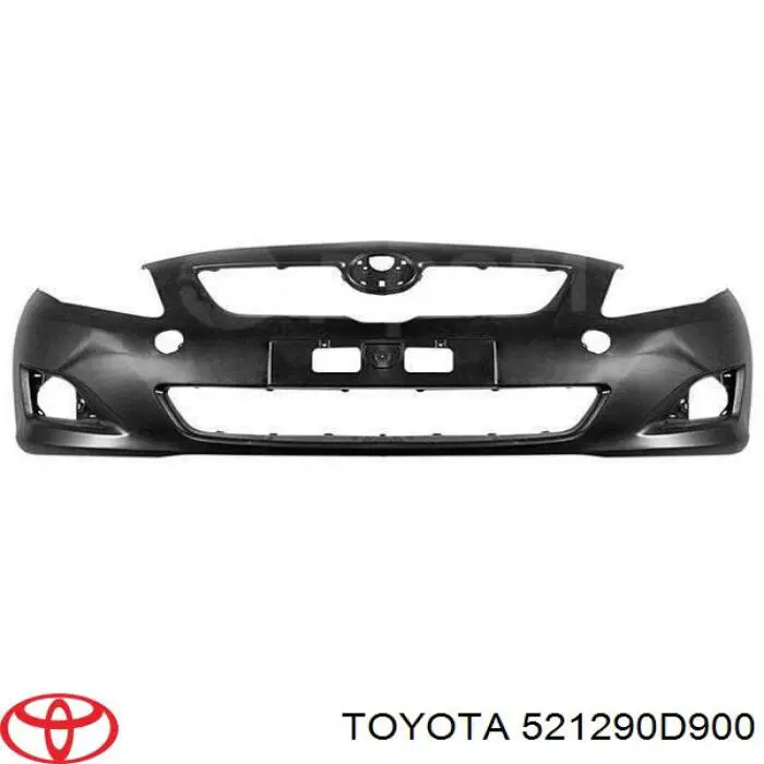 Parachoques delantero, parte inferior para Toyota Yaris (P10)