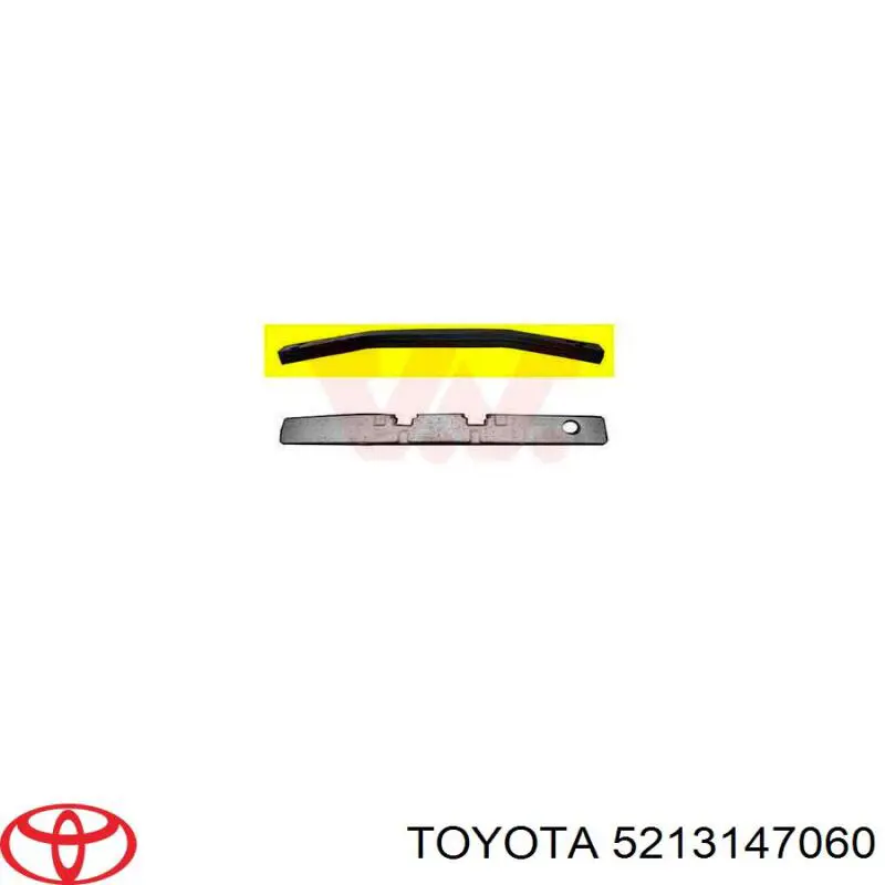 Refuerzo paragolpes delantero Toyota Prius (NHW20)