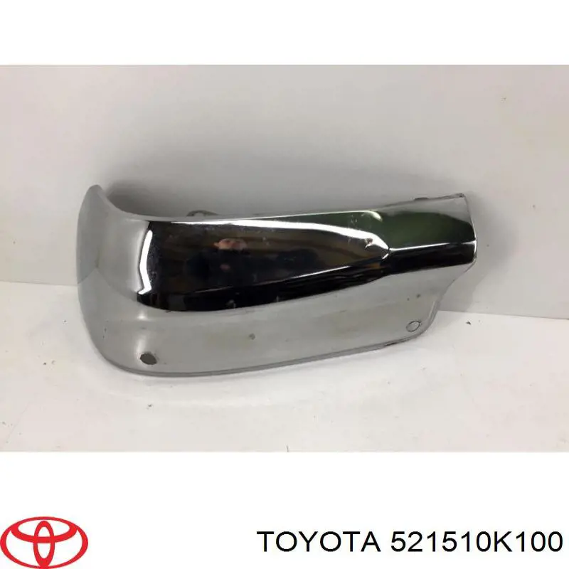Listón embellecedor/protector, parachoques trasero derecho para Toyota Hilux (GUN12, GUN13)