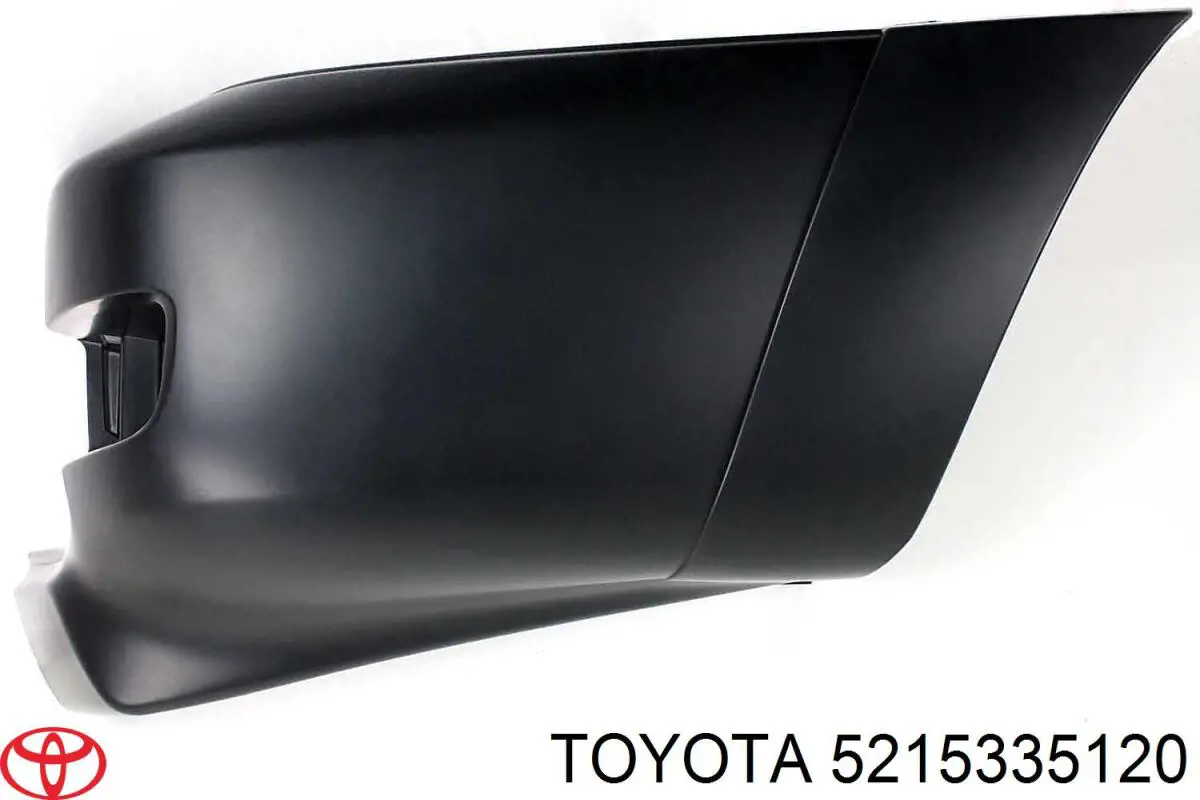 5215335120 Toyota parachoques trasero, parte izquierda