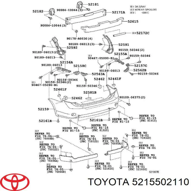 5215502110 Toyota