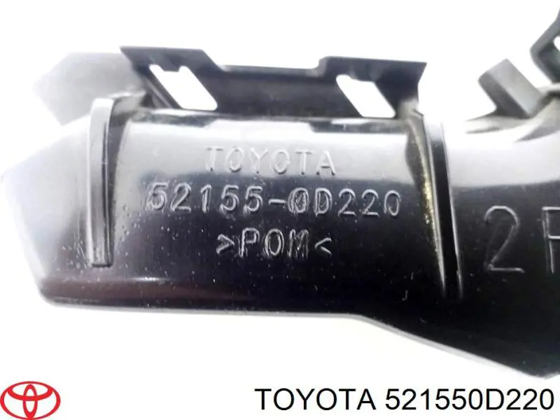 521550D220 Toyota Soporte del paragolpes trasero derecho