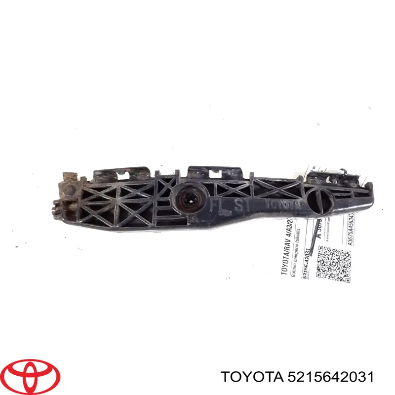 5215642031 Toyota soporte de parachoques trasero exterior izquierdo