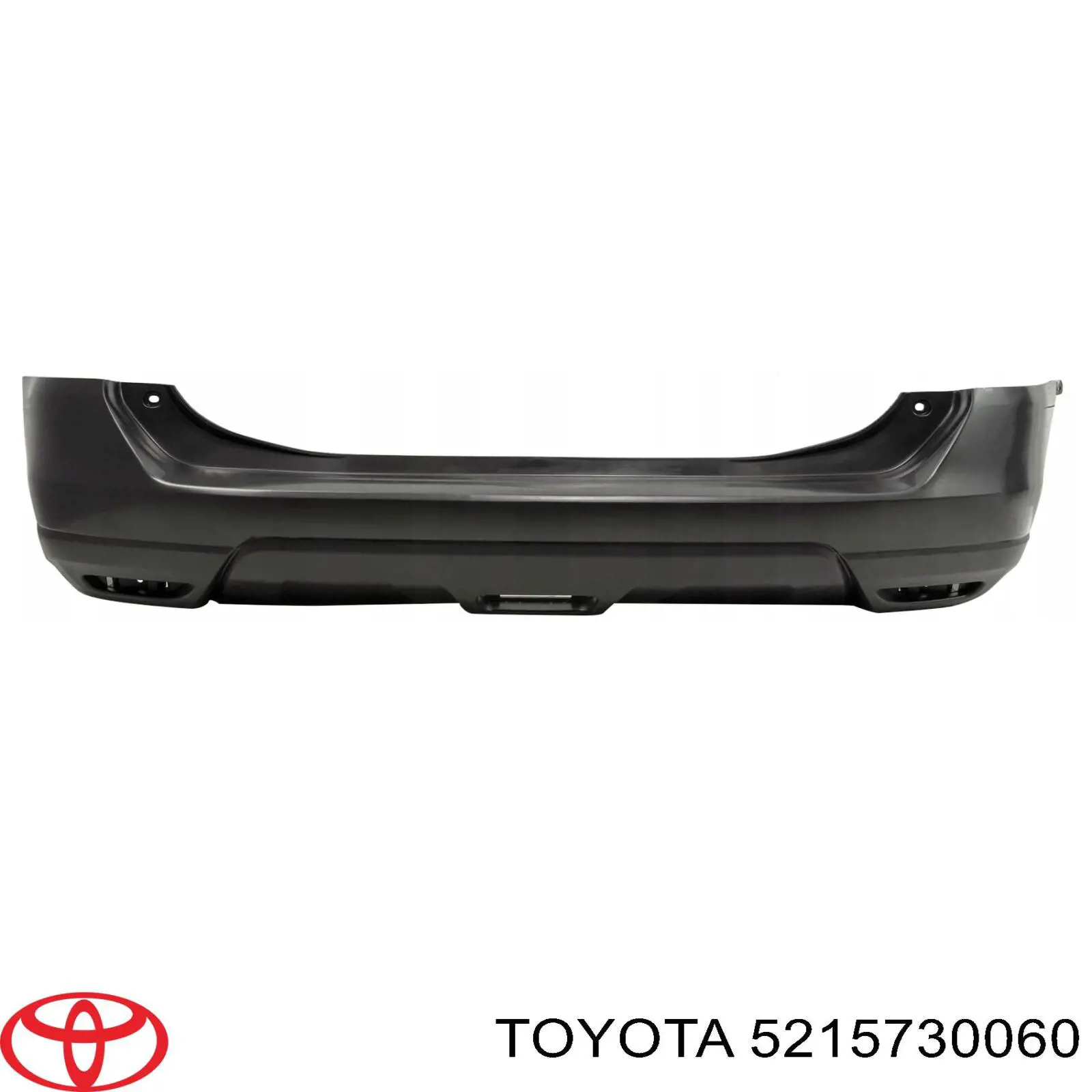 5215730061 Toyota soporte de parachoques trasero exterior derecho
