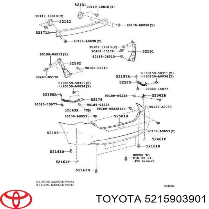 5215903901 Toyota