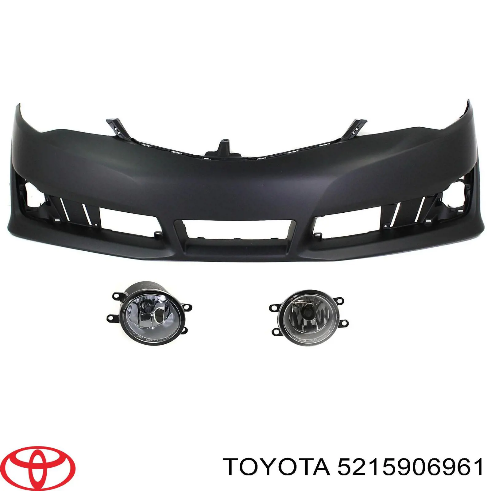 5215906964 Toyota parachoques trasero