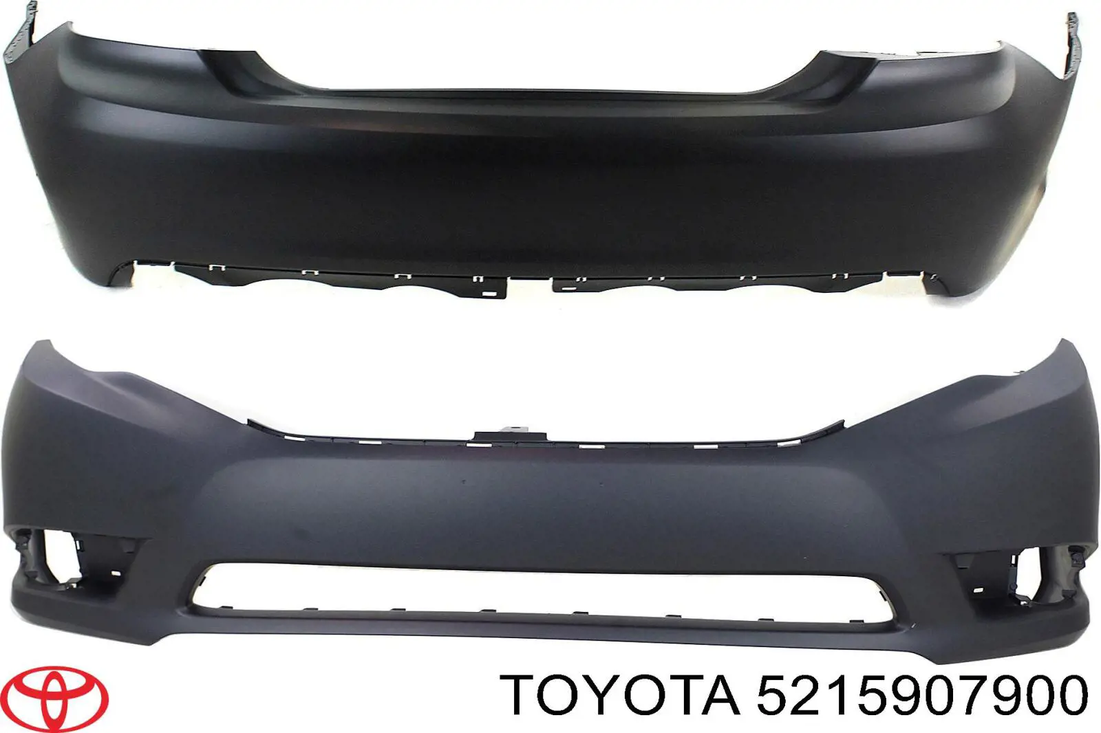 5215907900 Toyota parachoques trasero