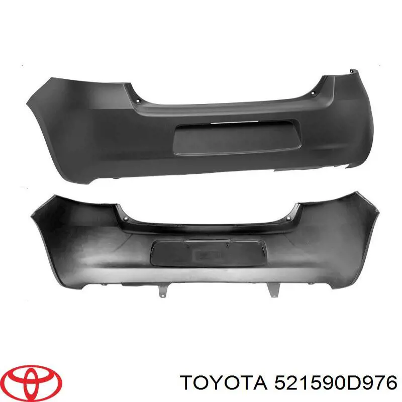 Paragolpes Toyota 521590D976 precio, desde 125,46 EUR
