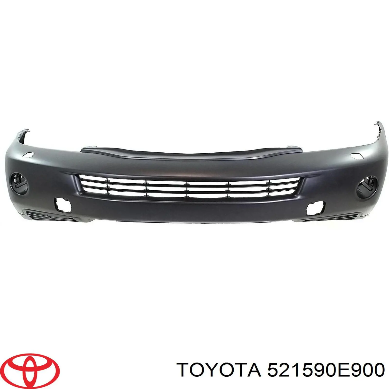 521590E900 Toyota parachoques trasero