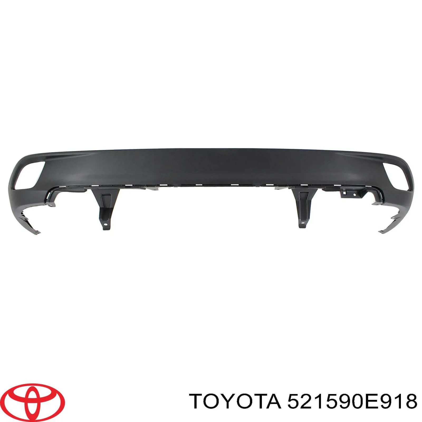 521590E918 Toyota parachoques trasero