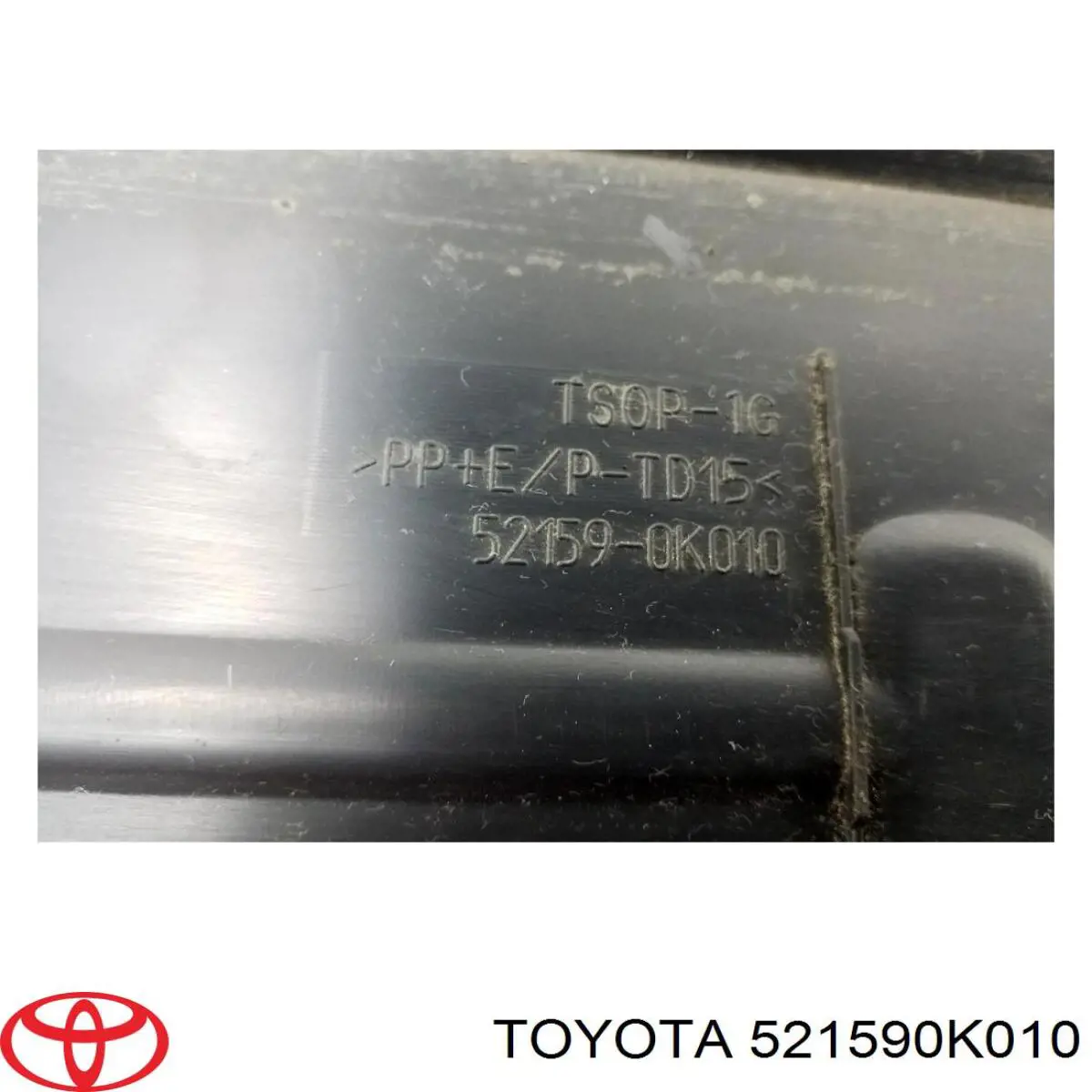 Moldura central del parachoques trasero Toyota 521590K010 precio, desde 106,00 EUR