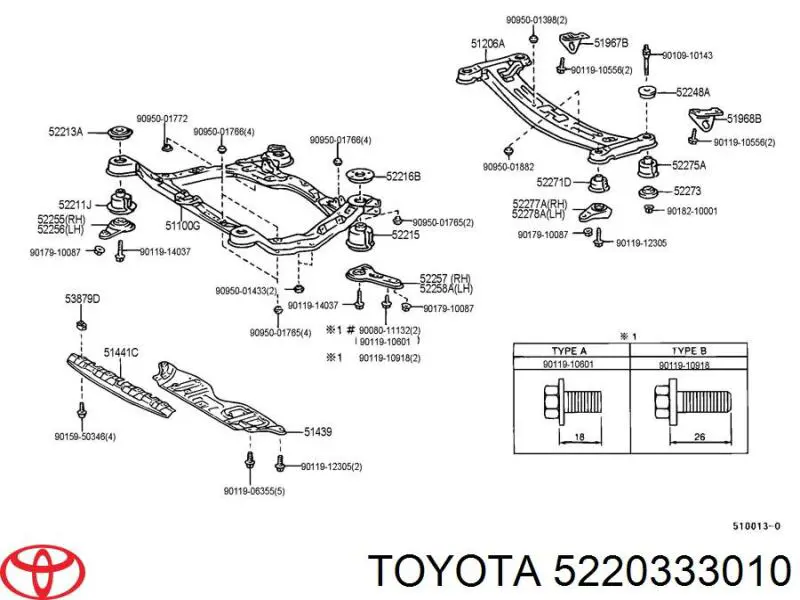  Toyota 5220333010 precio, desde 68,29 EUR