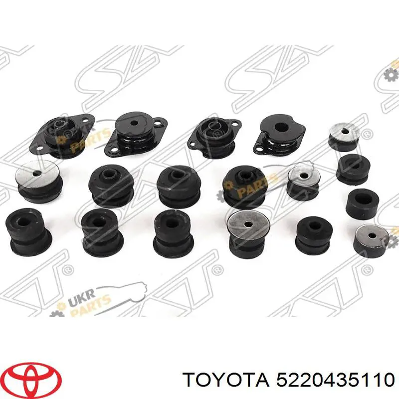 5220435110 Toyota casquillo, suspensión de cabina