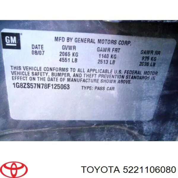 5221106080 Toyota