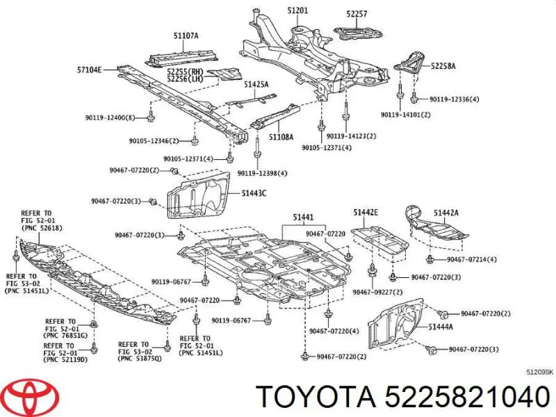 5225821040 Toyota 