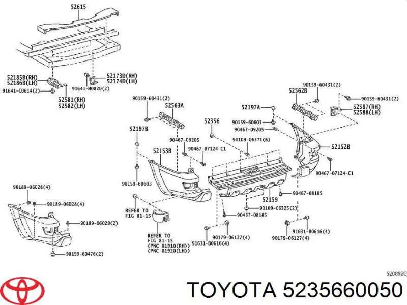 5235660050 Toyota