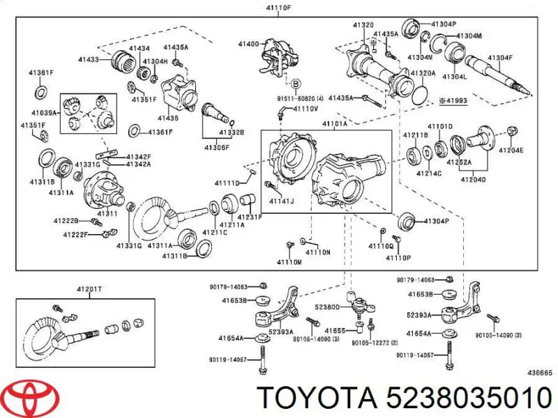  Toyota 5238035010 precio, desde 180,91 EUR