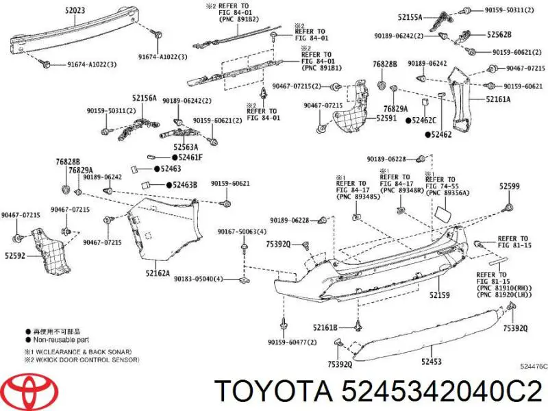 5245342040C2 Toyota