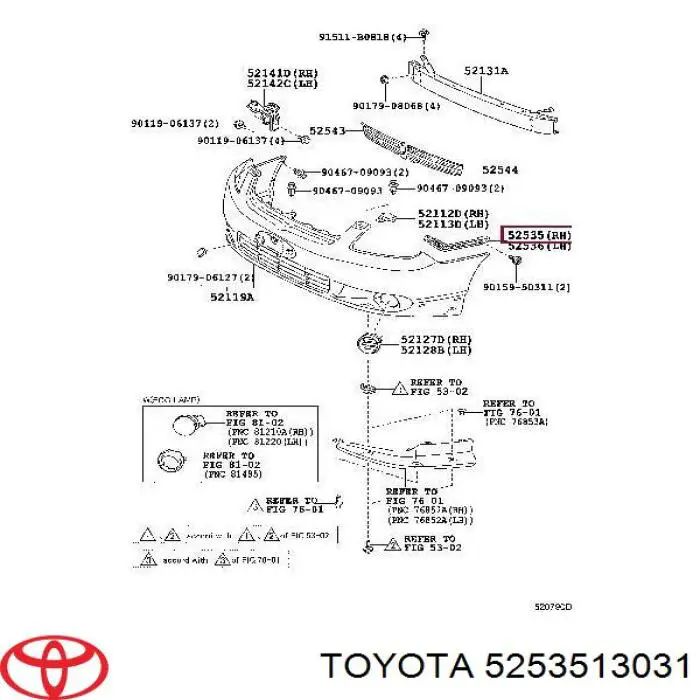 5253513031 Toyota