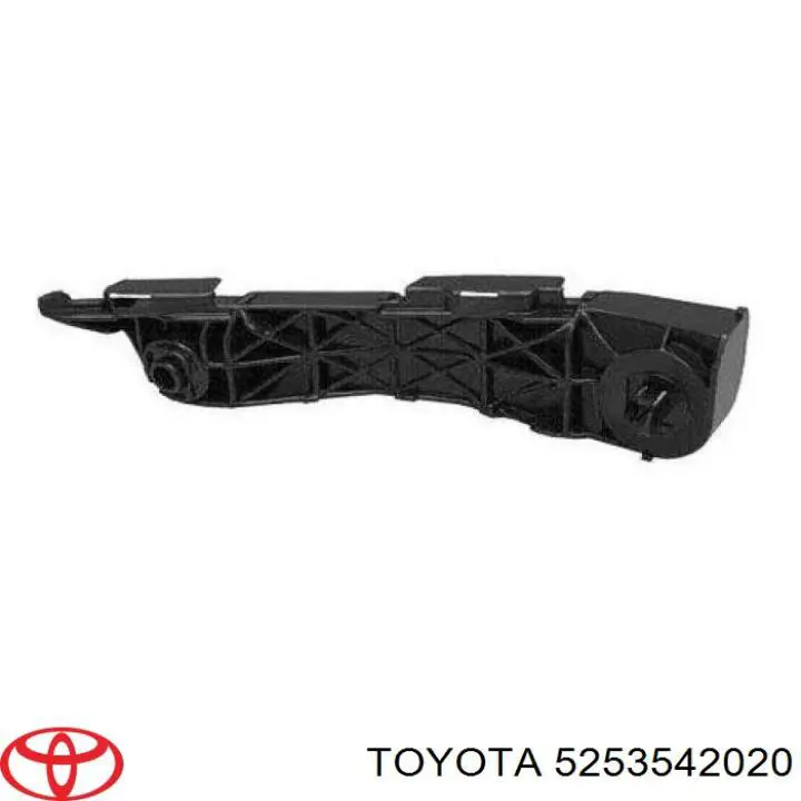 525350R010 Toyota soporte de parachoques delantero derecho