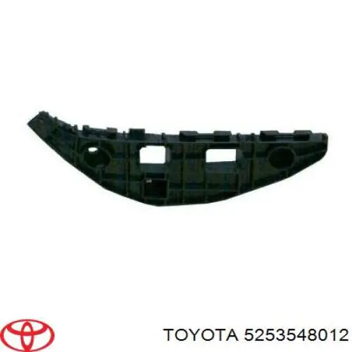 525350E021 Toyota soporte de parachoques delantero derecho