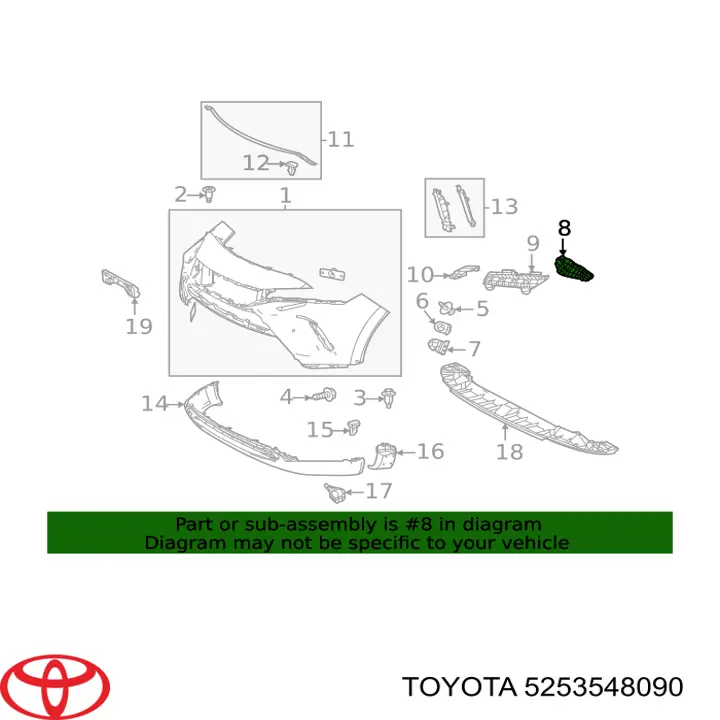 5253548090 Toyota