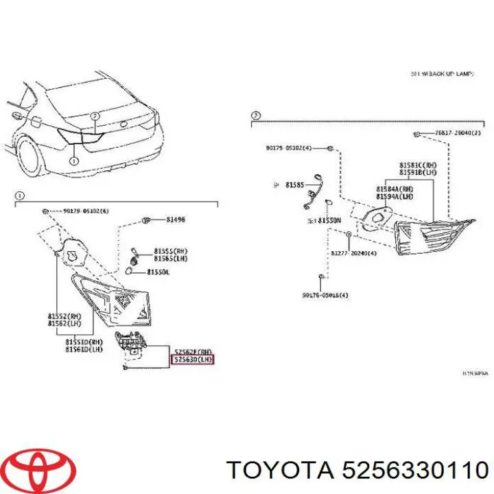 5256330110 Toyota