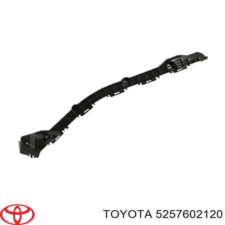 5257602120 Toyota soporte de parachoques trasero exterior izquierdo