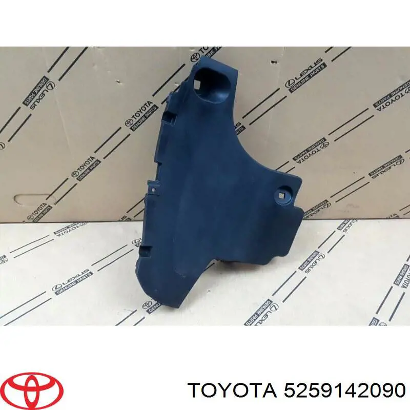 5259142090 Toyota soporte de parachoques trasero derecho