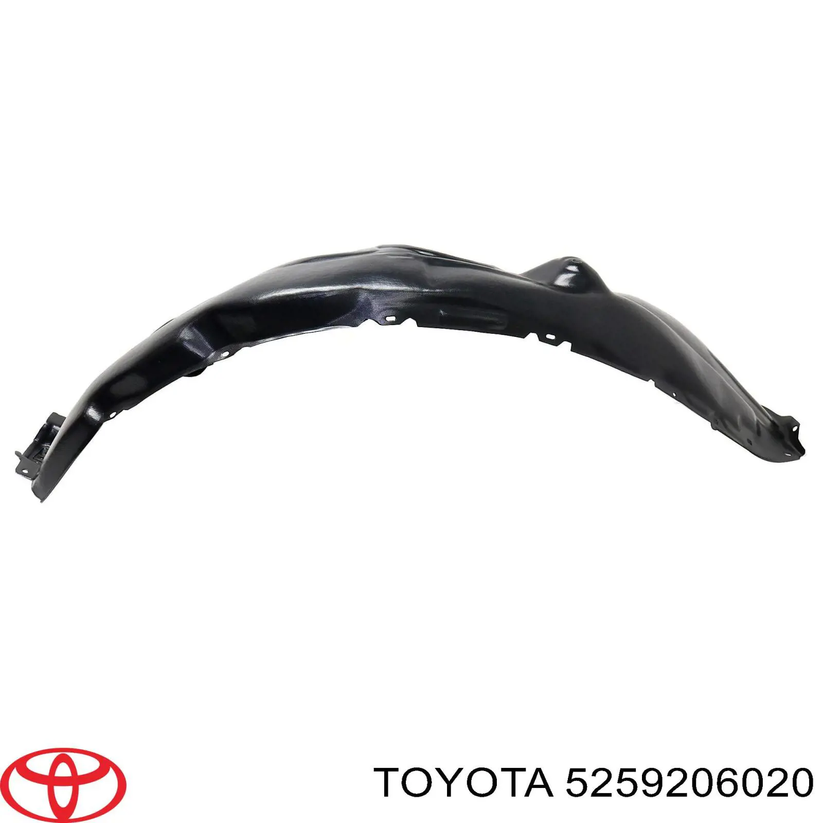 5259206020 Toyota Soporte de paragolpes trasero izquierdo
